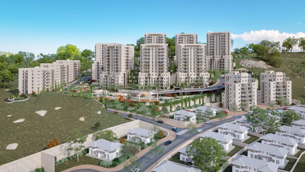 בניינים בפרויקט יזמות גבעת זאב, חברת תנופה נדל"ן